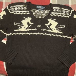 Polo Ralph Lauren Nordic Ski Sweater Sz. XL Cotton / Cashmere Blend